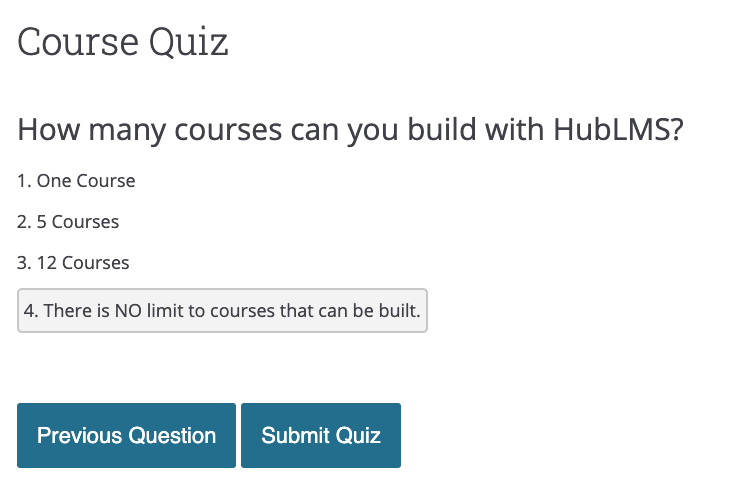 Build out a Custom Quiz for your Course